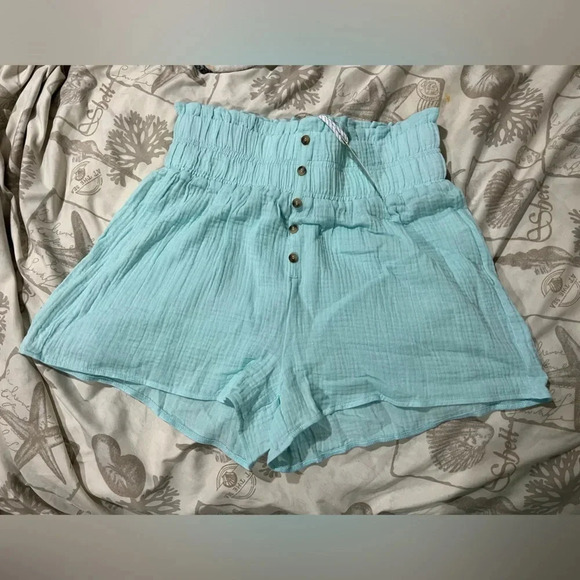 COPY - NWT Simply Southern High Waist Button Short Taffy Pink Size Small/Medium - Picture 1 of 5